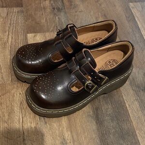 Brown Mary Jane Shoes